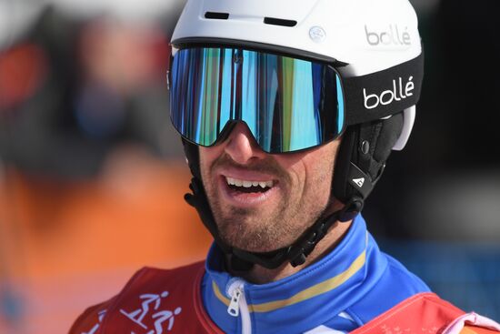 2018 Winter Olympics. Snowboarding. Men. Snowboard cross
