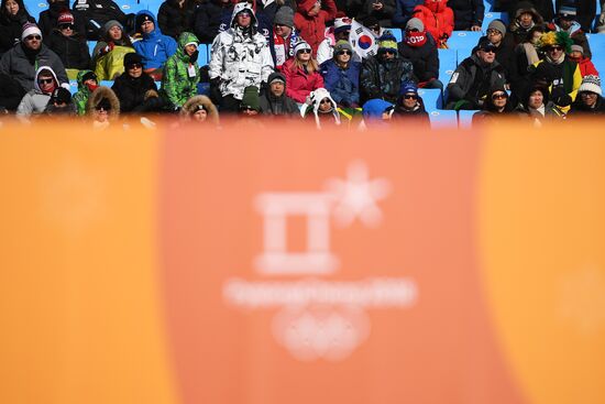 2018 Winter Olympics. Snowboarding. Men. Snowboard Cross