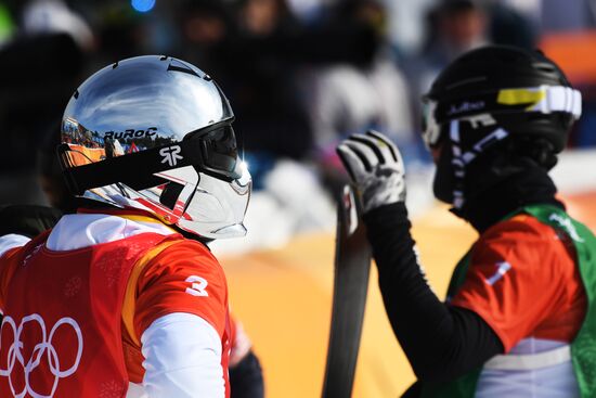 2018 Winter Olympics. Snowboarding. Men. Snowboard Cross