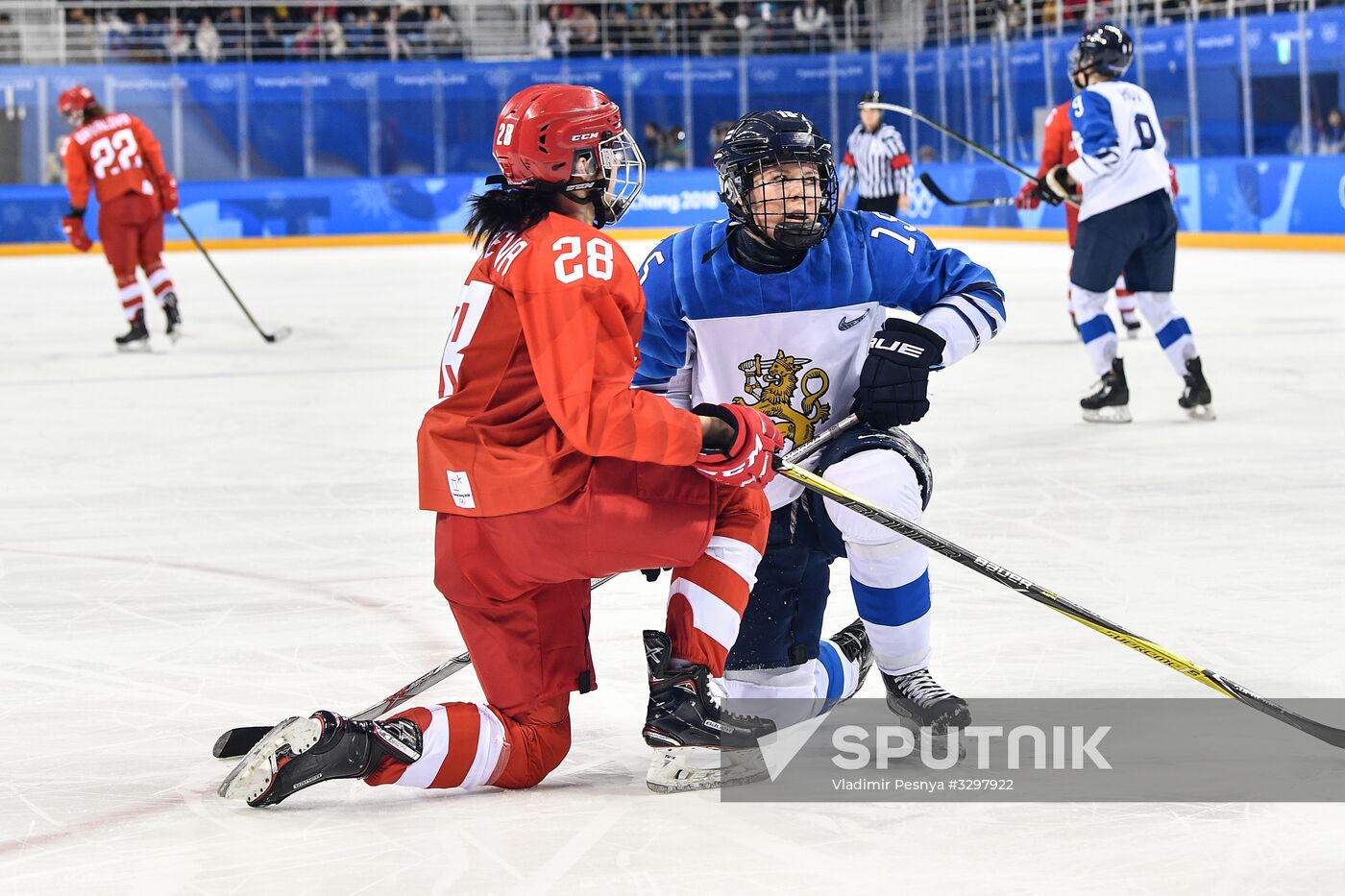 2018 Winter Olympics. Ice Hockey. Women. Russia vs. Finland