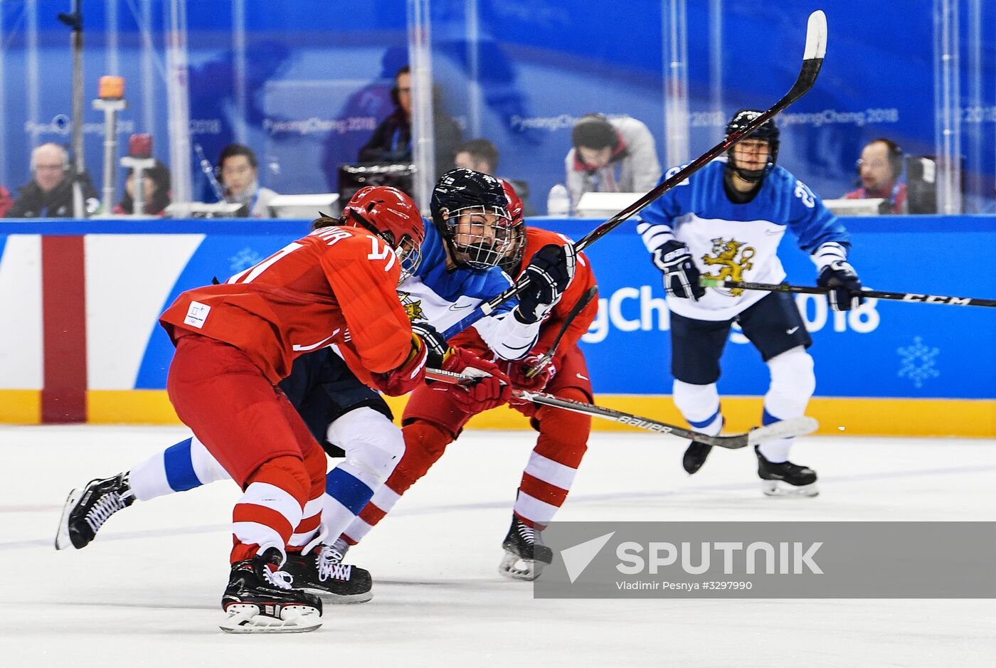 2018 Winter Olympics. Ice Hockey. Women. Russia vs Finland