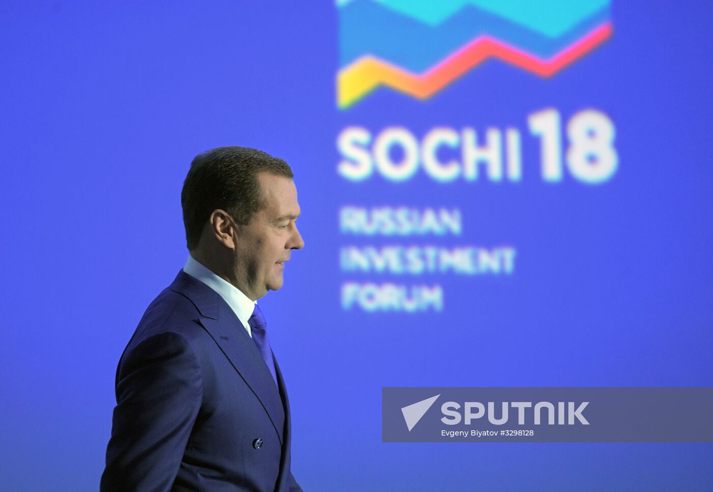 Russian Prime Minister Dmitry Medvedev attends Sochi 2018 Russian Investment Forum