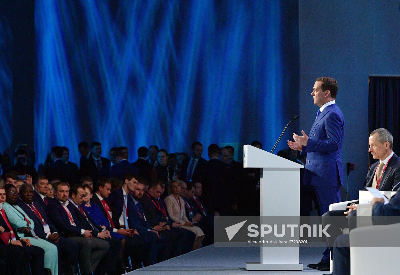 Russian Prime Minister Dmitry Medvedev attends Sochi 2018 Russian Investment Forum