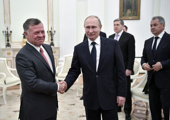 President Putin holds talks with King Abdallah II of Jordan