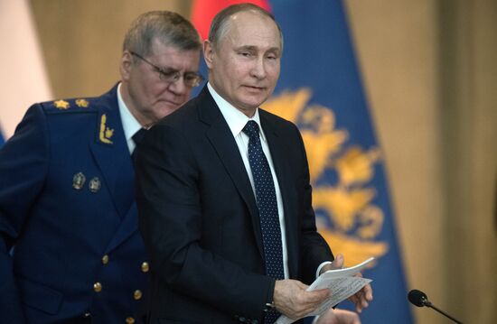 President Putin attends expanded format meeting of Procurator General's Office Board