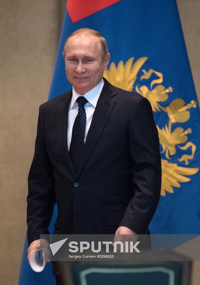 President Putin attends expanded format meeting of Procurator General's Office Board