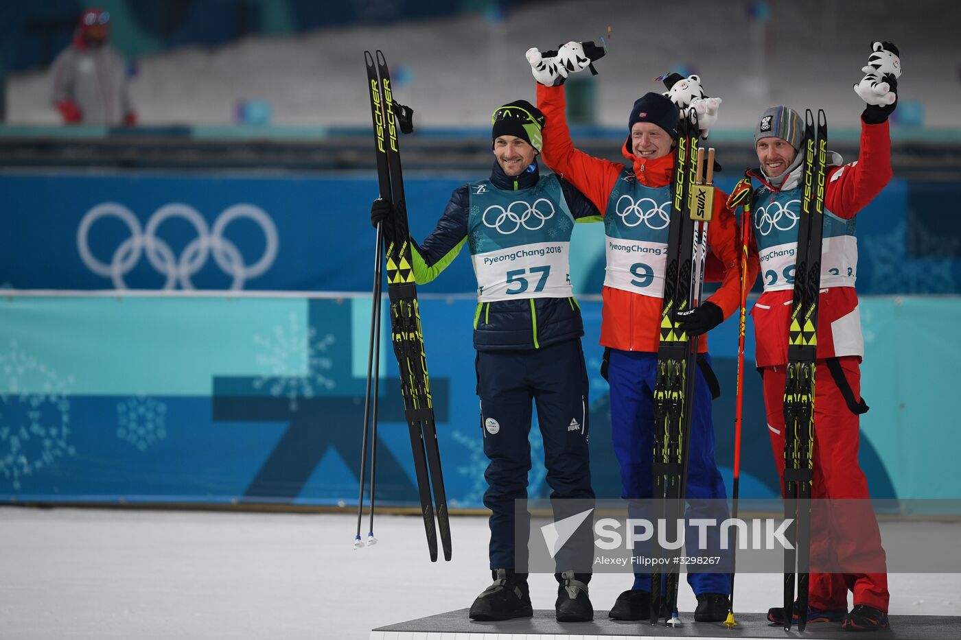 2018 Winter Olympics. Biathlon. Men. Individual race