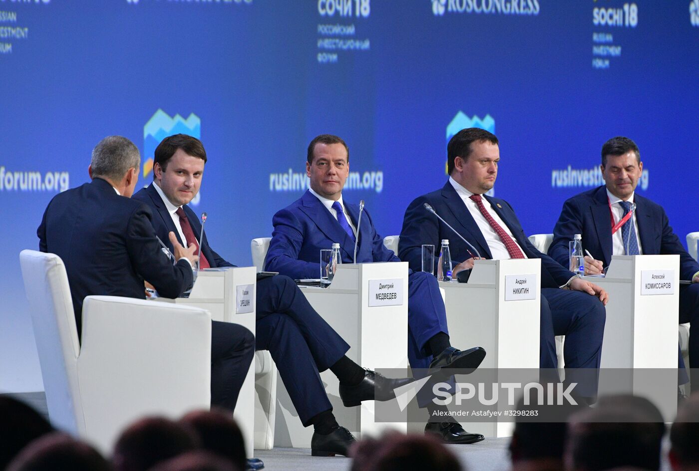 Russian Prime Minister Dmitry Medvedev attends Sochi 2018 Russian Investment Forum