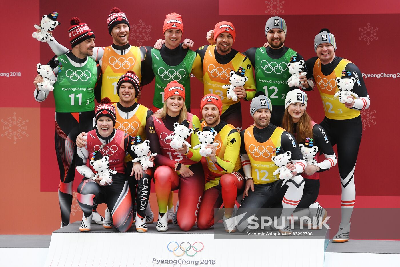 2018 Winter Olympics. Luge. Team relay