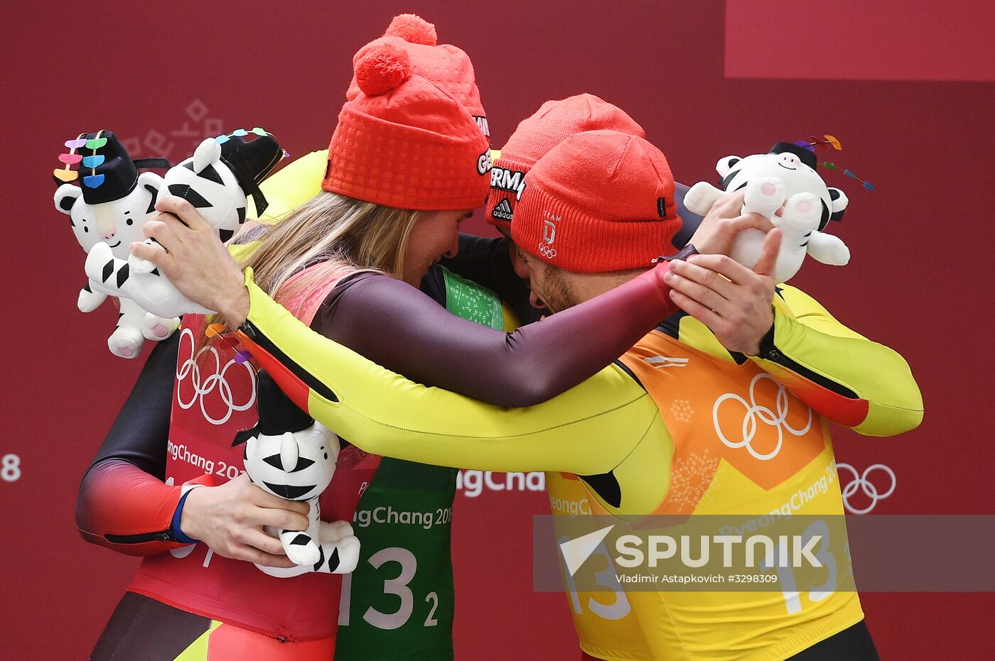 2018 Winter Olympics. Luge. Team relay