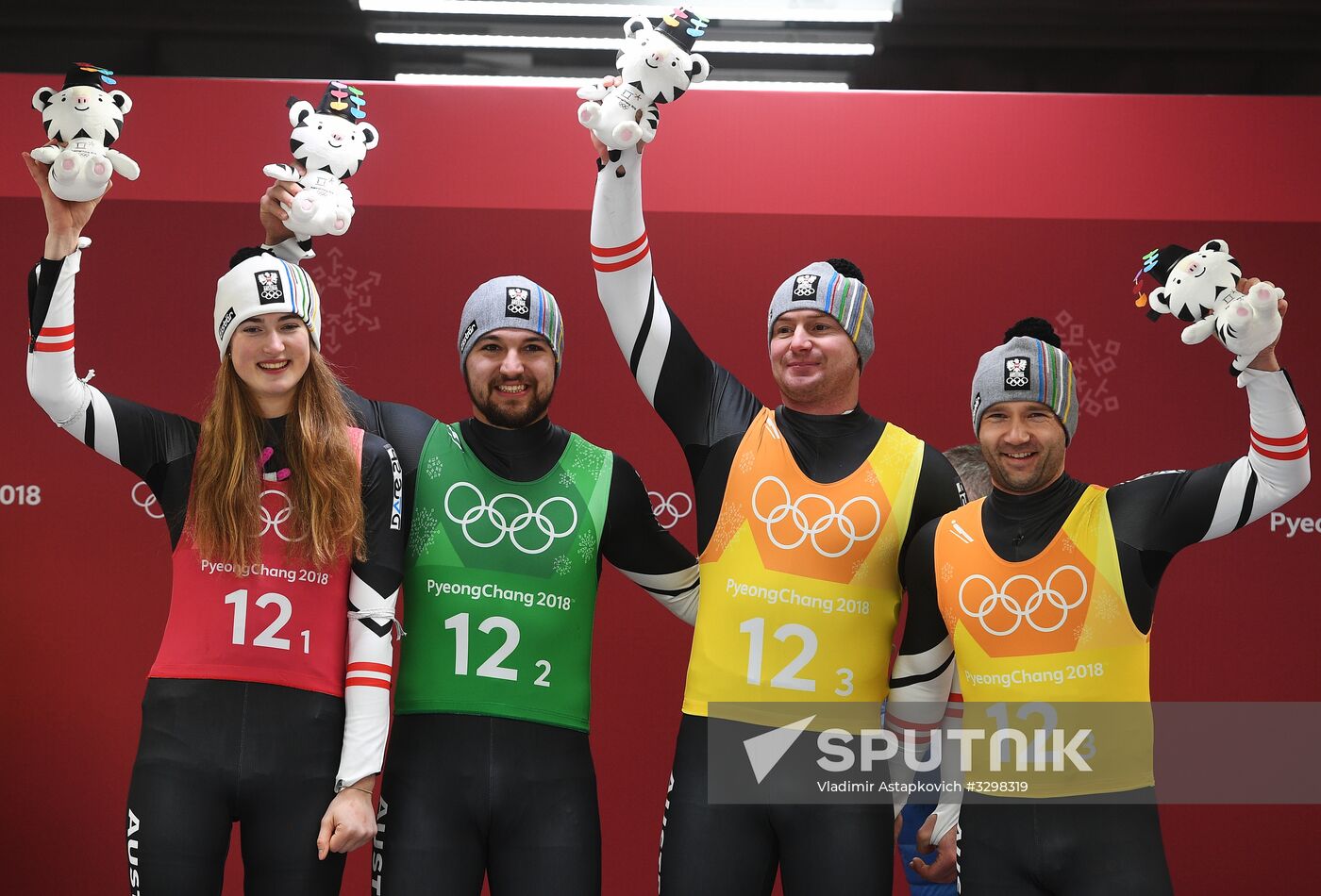 2018 Winter Olympics. Luge. Team relay