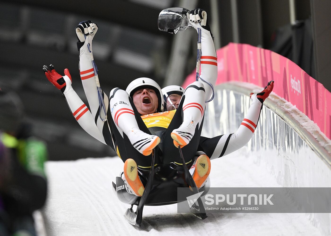 2018 Winter Olympics. Luge. Team relay