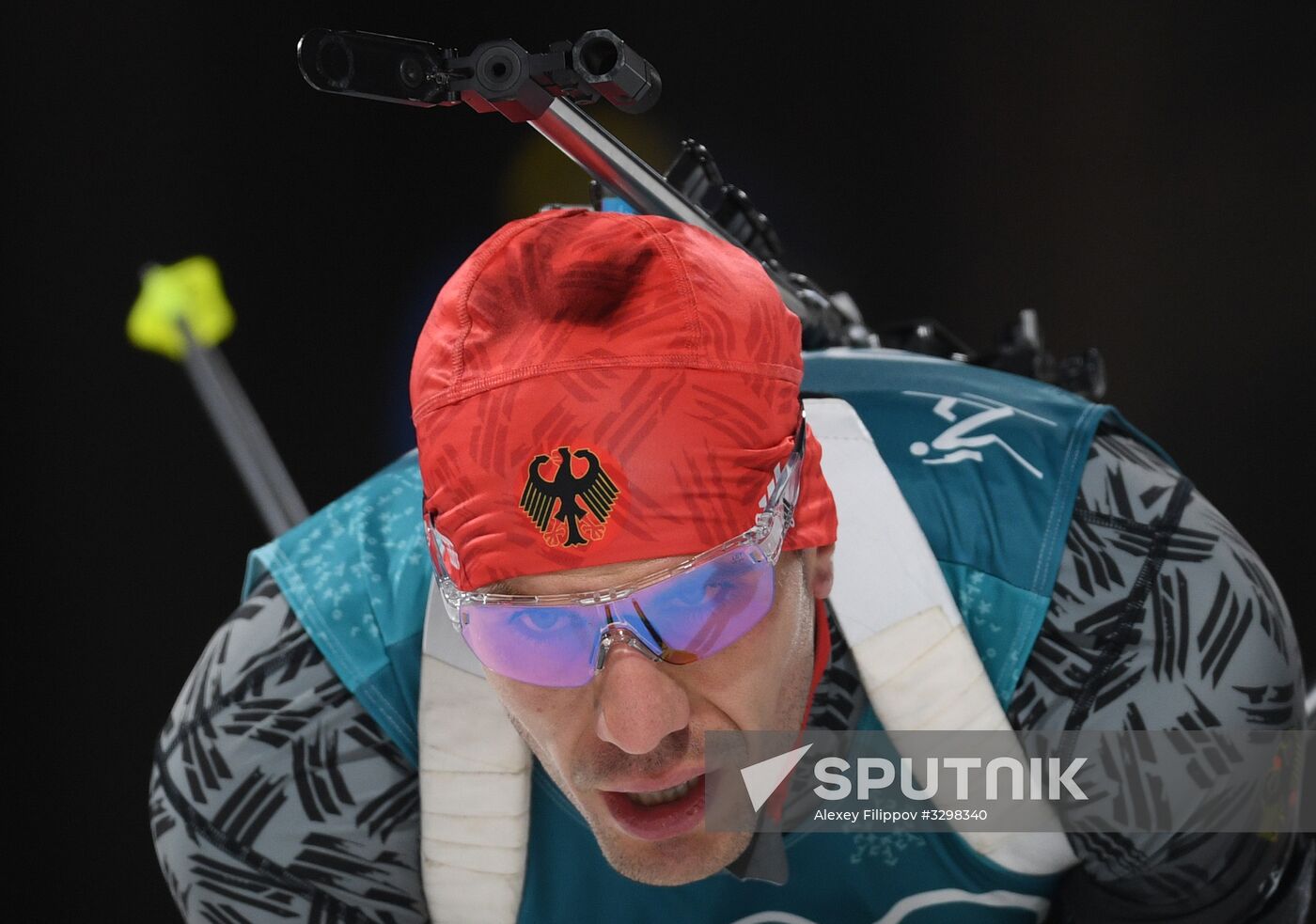 2018 Winter Olympics. Biathlon. Men. Individual race