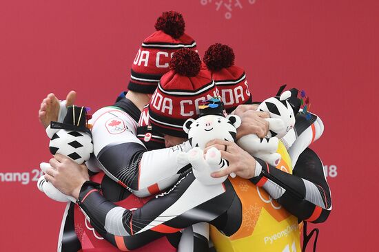 2018 Winter Olympics. Luge. Team relay