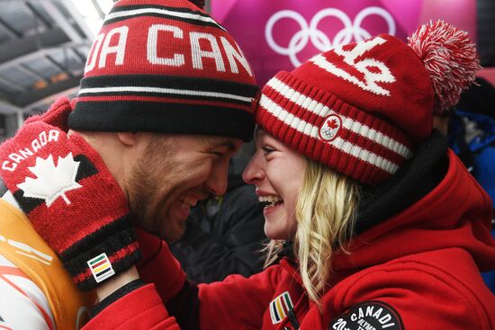 2018 Winter Olympics. Luge. Team relay