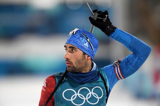 2018 Winter Olympics. Biathlon. Men. Individual race