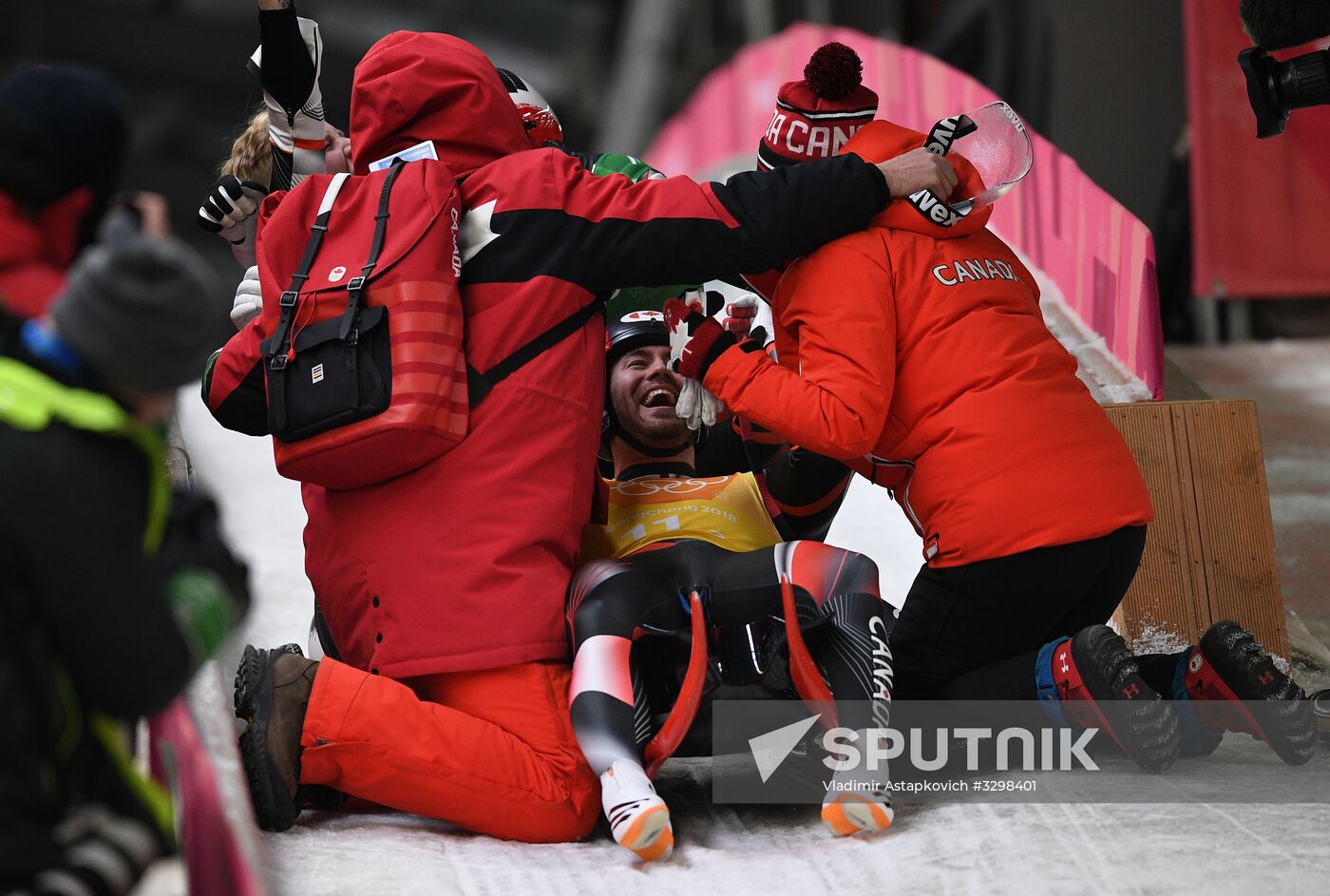 2018 Winter Olympics. Luge. Team relay