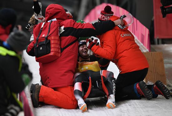 2018 Winter Olympics. Luge. Team relay