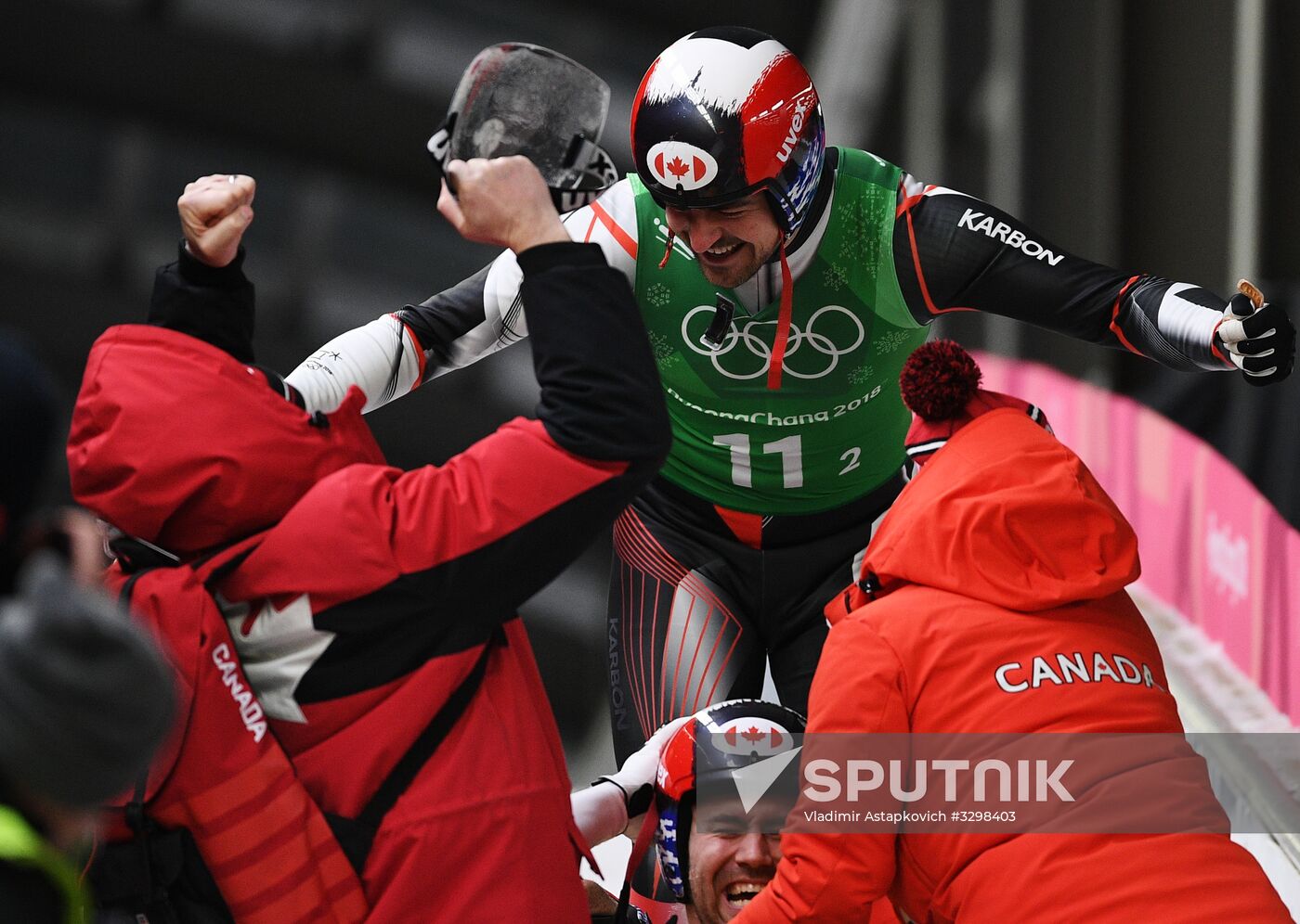 2018 Winter Olympics. Luge. Team relay