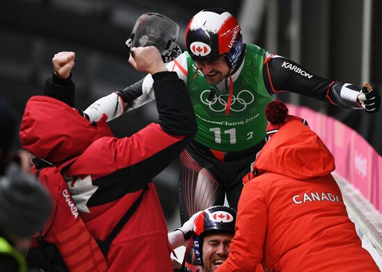 2018 Winter Olympics. Luge. Team relay