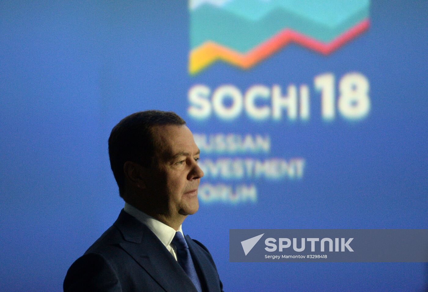 Russian Prime Minister Dmitry Medvedev attends Sochi 2018 Russian Investment Forum