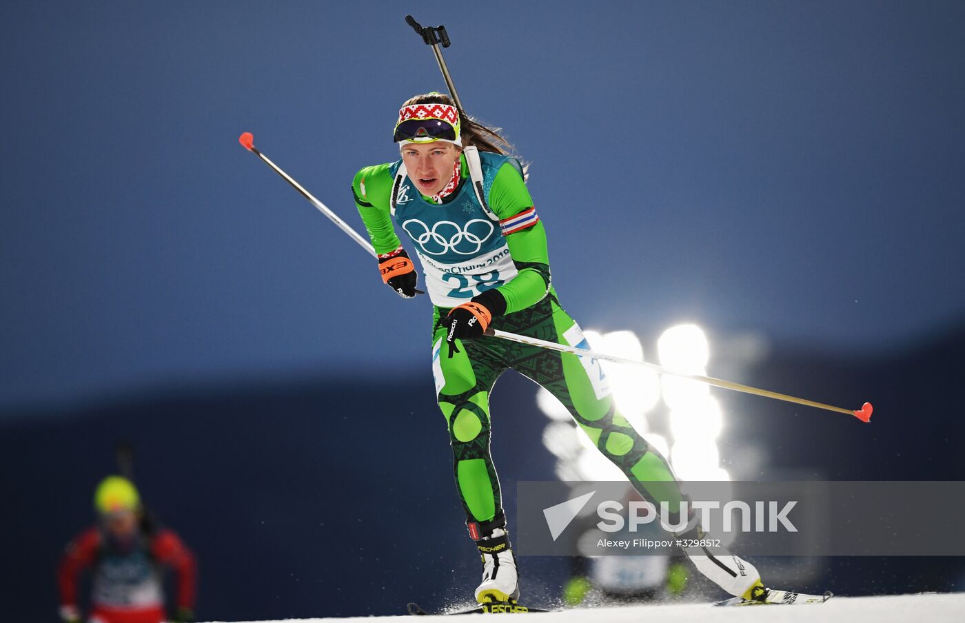 2018 Winter Olympics. Biathlon. Women. Individual race