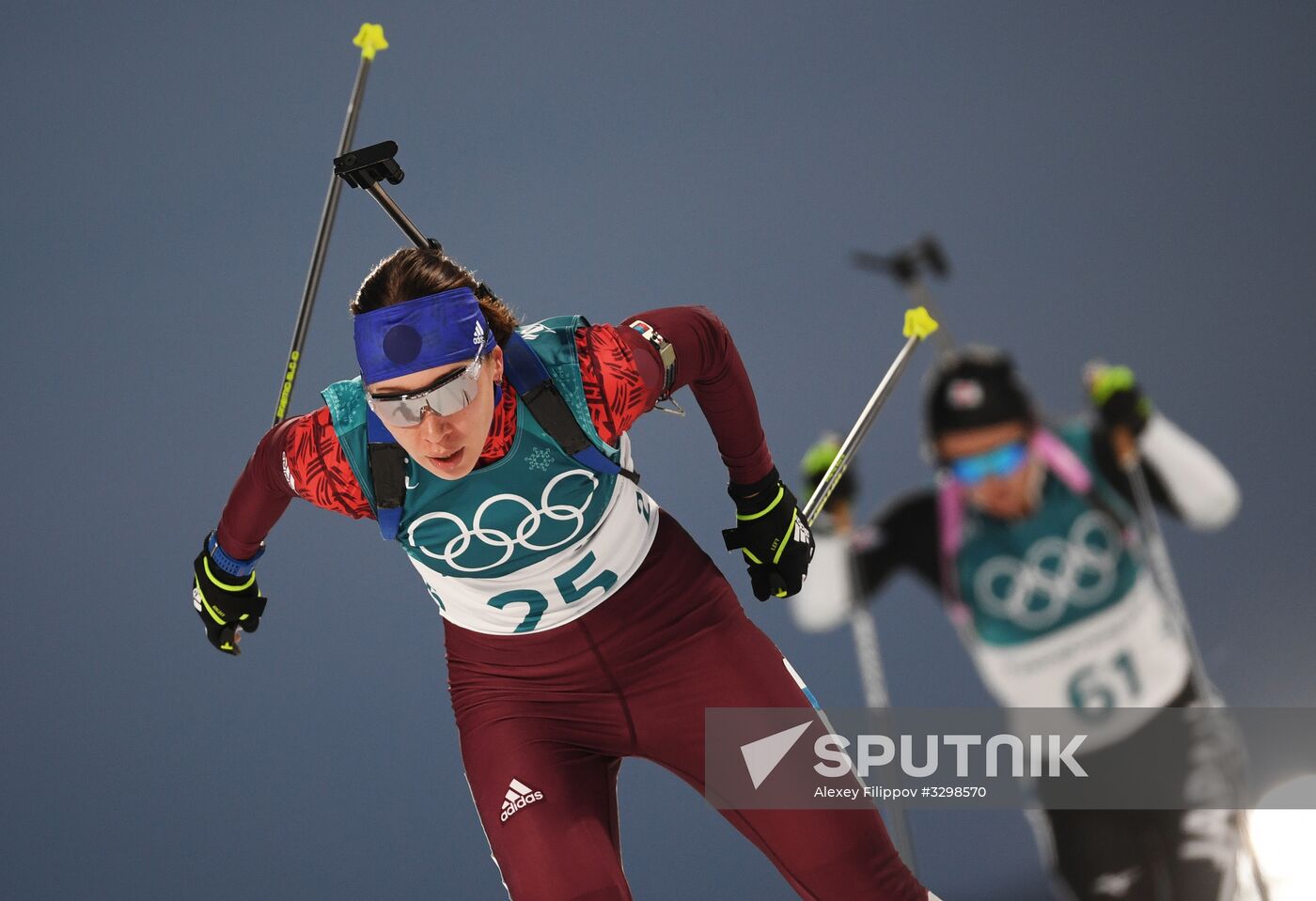 2018 Winter Olympics. Biathlon. Women. Individual race
