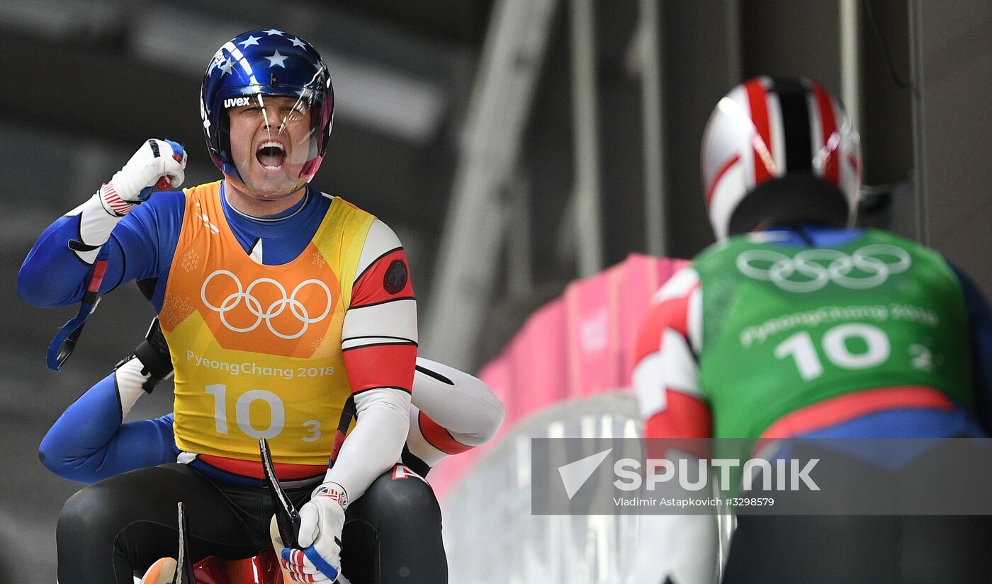 2018 Winter Olympics. Luge. Team relay