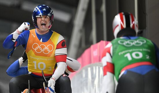 2018 Winter Olympics. Luge. Team relay