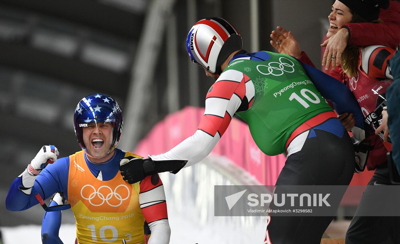2018 Winter Olympics. Luge. Team relay