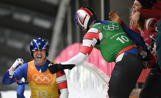 2018 Winter Olympics. Luge. Team relay