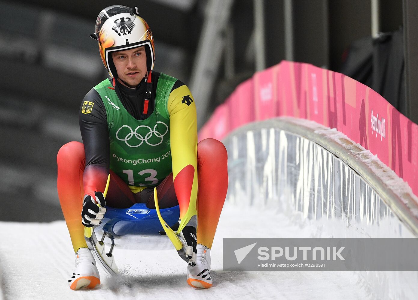 2018 Winter Olympics. Luge. Team relay