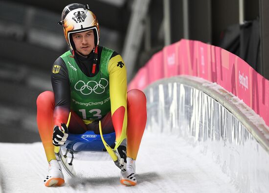 2018 Winter Olympics. Luge. Team relay