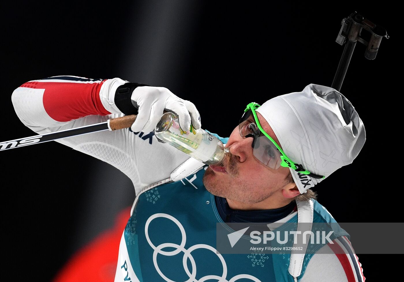 2018 Winter Olympics. Biathlon. Men. Individual race