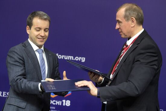 Russian Investment Forum in Sochi. Day one