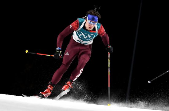 2018 Winter Olympics. Biathlon. Men. Individual race