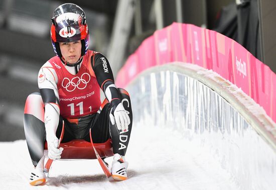 2018 Winter Olympics. Luge. Team relay