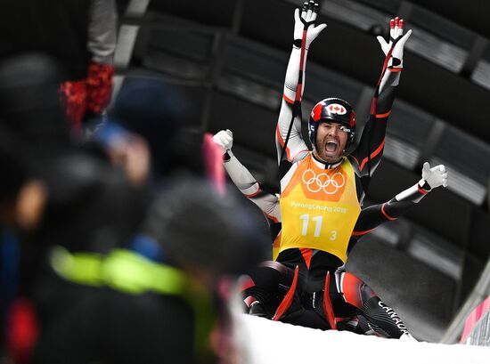 2018 Winter Olympics. Luge. Team relay