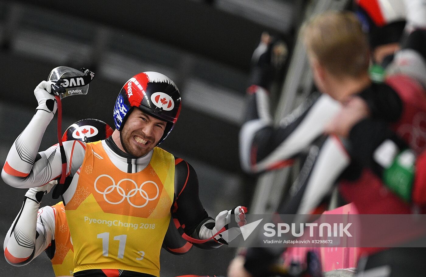 2018 Winter Olympics. Luge. Team relay
