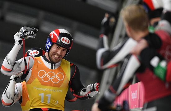 2018 Winter Olympics. Luge. Team relay