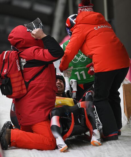 2018 Winter Olympics. Luge. Team relay