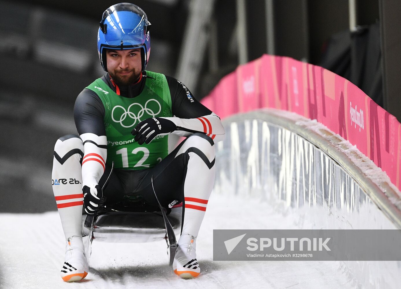 2018 Winter Olympics. Luge. Team relay