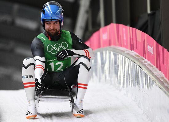 2018 Winter Olympics. Luge. Team relay
