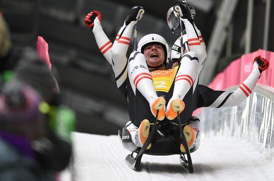 2018 Winter Olympics. Luge. Team relay