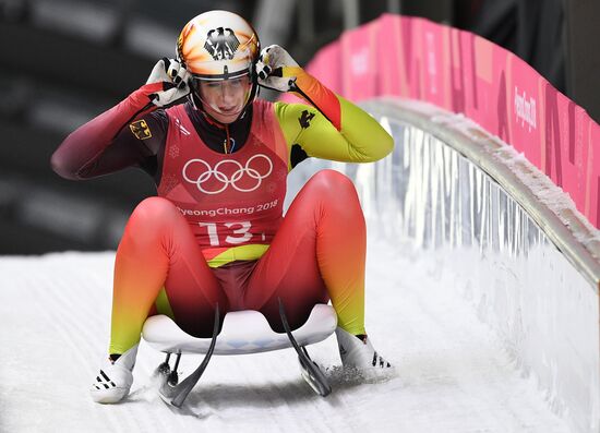 2018 Winter Olympics. Luge. Team relay