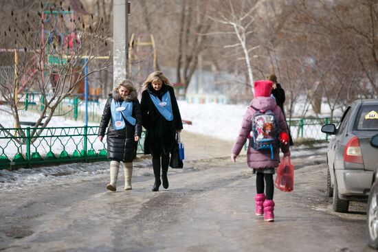 Election commission making door-to-door rounds in Volgograd