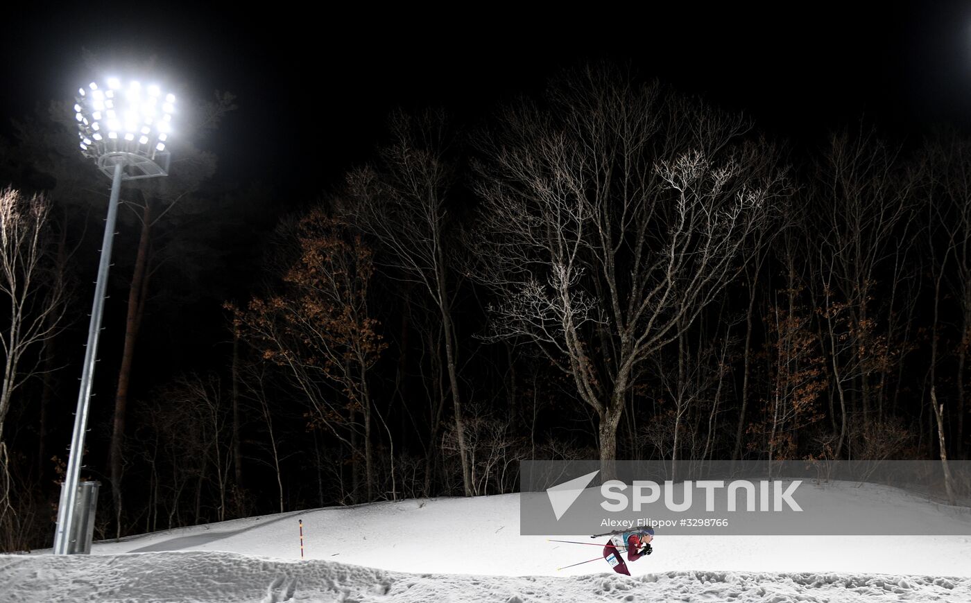 2018 Winter Olympics. Biathlon. Men. Individual race