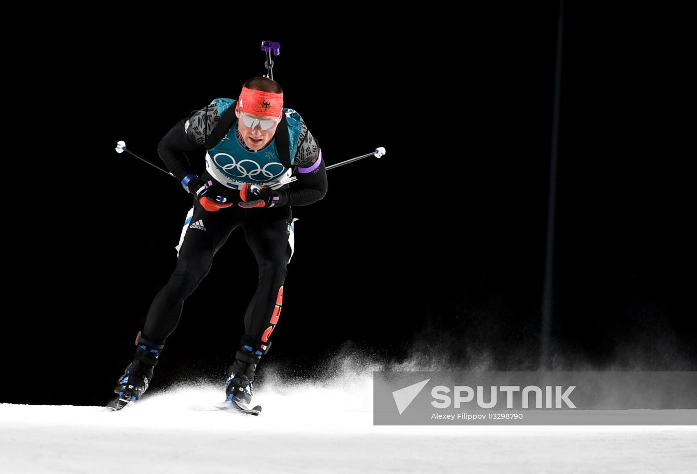 2018 Winter Olympics. Biathlon. Men. Individual race