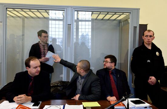 Court hears journalist Vasily Muravitsky's case in Zhitomir