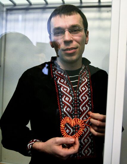 Court hears journalist Vasily Muravitsky's case in Zhitomir
